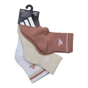 Adidas ClimaCool Womens High Quarter Socks 3-Pack Shoe Size 5-10